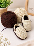 Yarnvia Cozy Cocoa Handmade Crochet Baby Booties